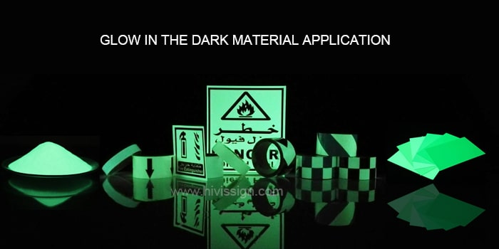 GLOW IN THE DARK MATERIAL APPLICATION