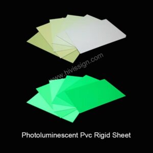Photoluminescent PVC Rigid Sheet