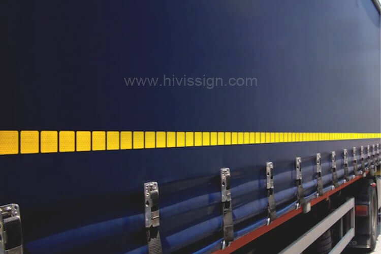 Segmented Reflective Tape For Trailers