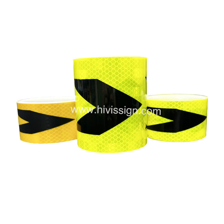 Arrow Reflective Tape Custom Color and Size