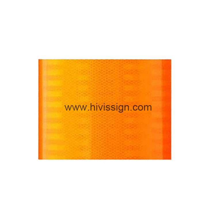 Fluorescent Orange Reflective Tape