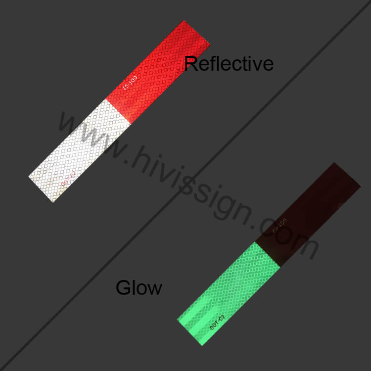 Reflective Glow In The Dark Sticker