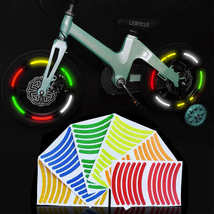 Reflective Wheel Stickers for Children's Balance Bike