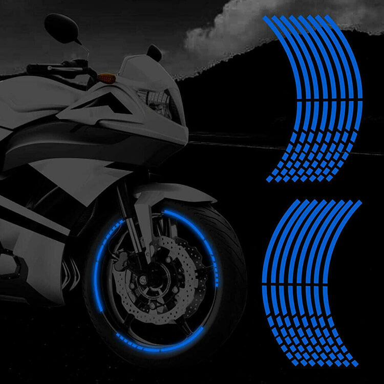 Reflective Wheel Stickers for Motorcycle