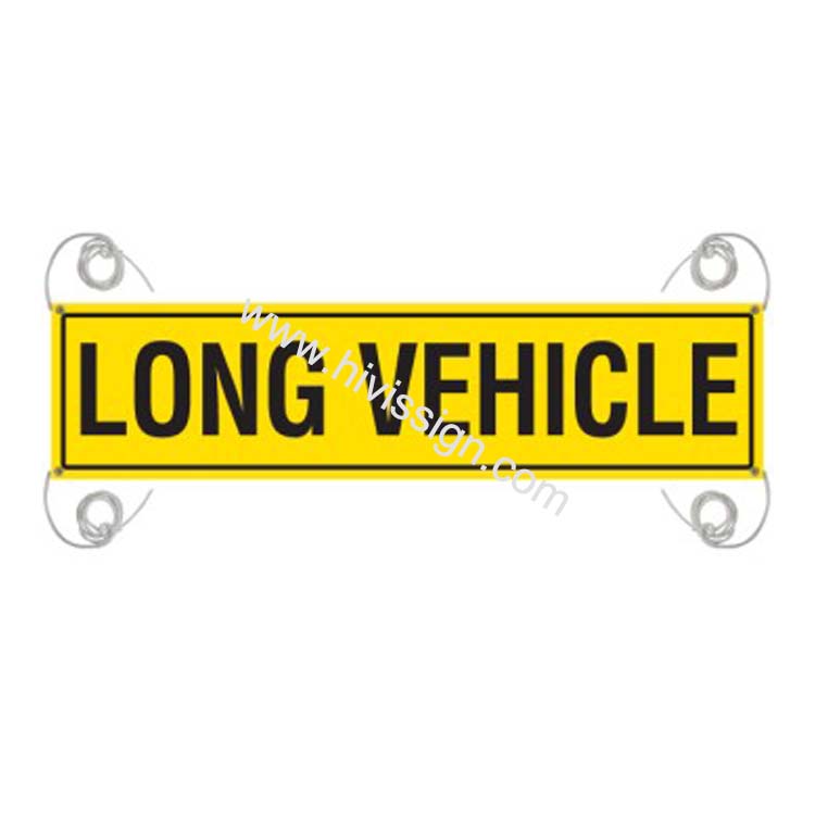 Long Vehicle Reflective Banner