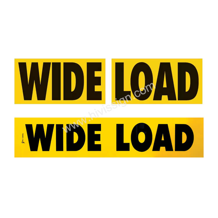 Wide Load Stickers