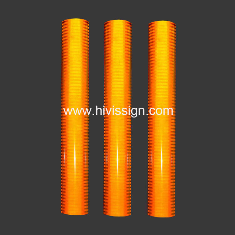 Fluorescent Orange Reflective Sheeting
