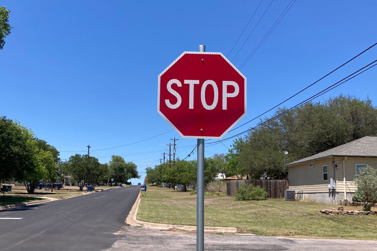 Red Reflective Sheeting For STOP Sign