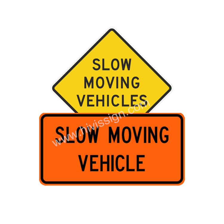 Slow Moving Vehicle Traffic Signs
