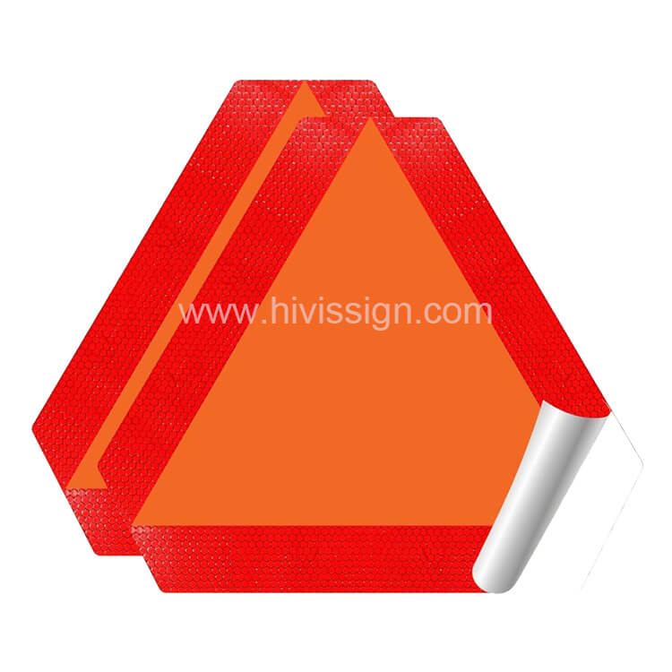 Slow Moving Vehicle Triangle Sticker
