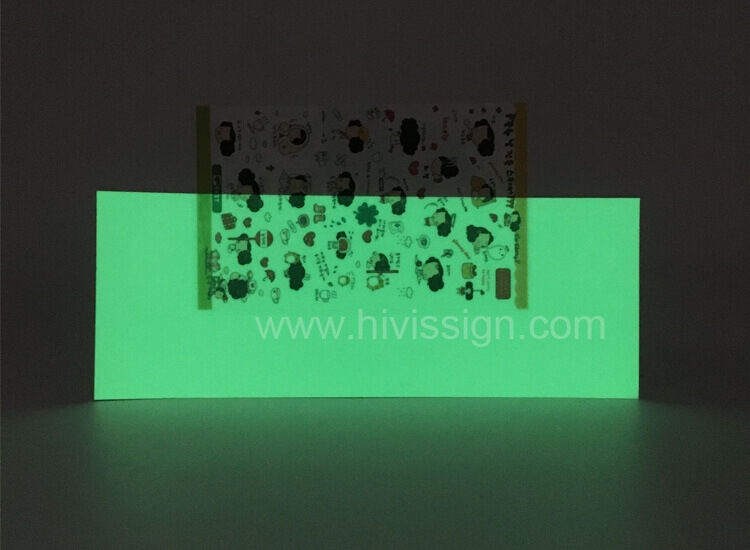 Transparent Luminescent Film for Labels